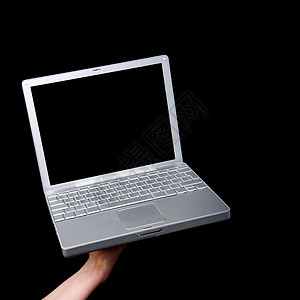 空白屏幕笔记本广告黑色旅行展示监视器推介会互联网灰色商业背景图片
