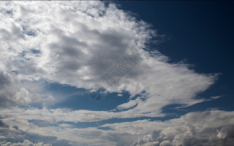 浮云白云云景景观绒云天空背景图片