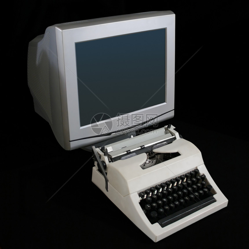 乌托邦脚本计算机存货机械打字机仪器钥匙打印机文档机器图片