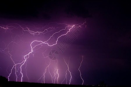 霹雳布袋戏闪电霹雳风暴暴风雨天空天气背景