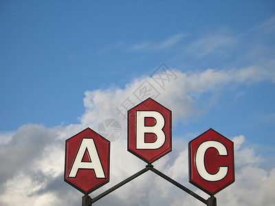abc符号Abc红色高清图片