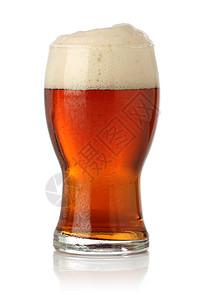 白纸上隔着的清新啤酒杯玻璃饮料泡沫草稿液体气泡啤酒背景图片