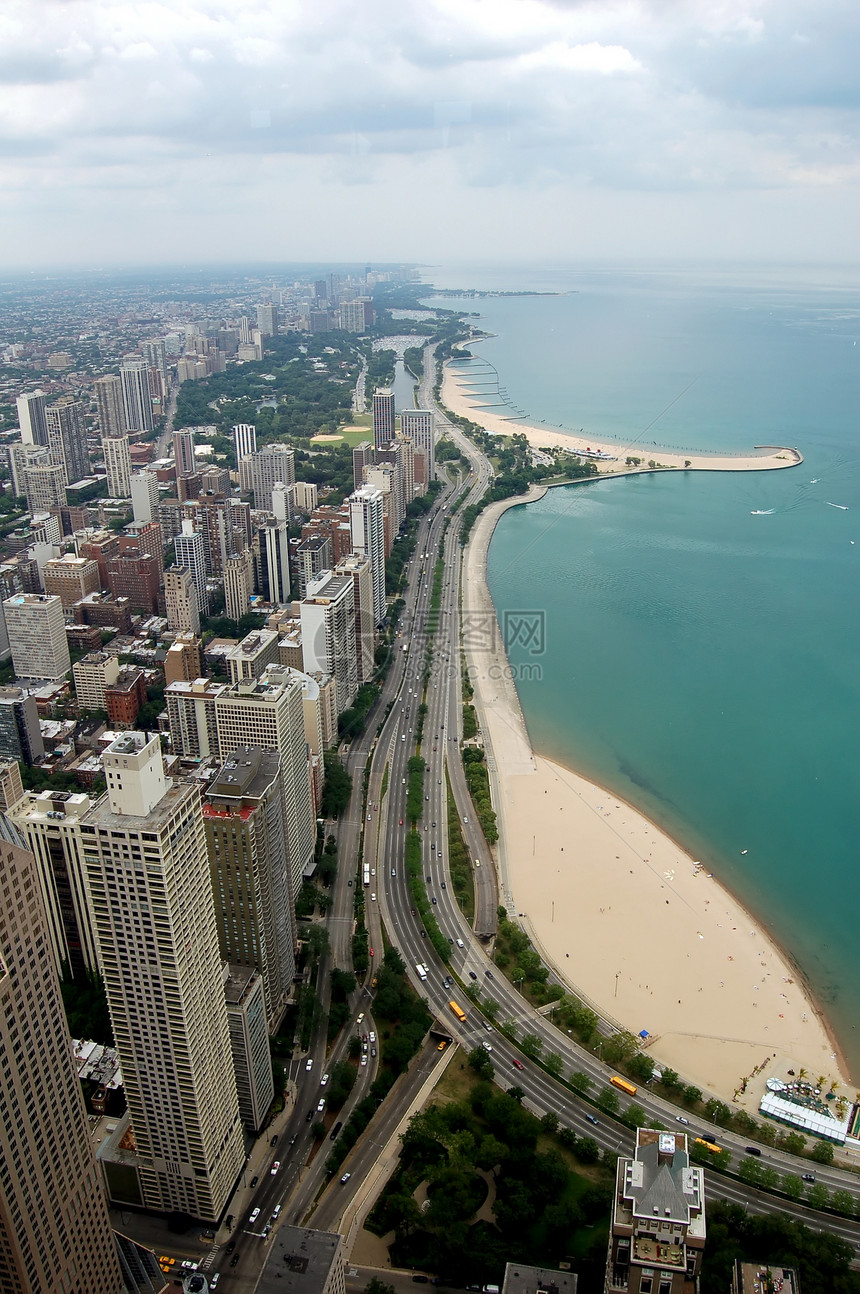 芝加哥城市办公室摩天大楼市中心建筑学场景天空天际商业公司图片