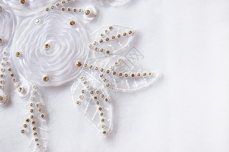 白带庆典蕾丝纺织品玫瑰丝绸织物结婚婚礼礼物绘画高清图片