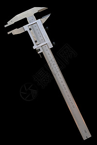 滑动工具韵律乐器毫米公制尺寸游标测量金属背景图片