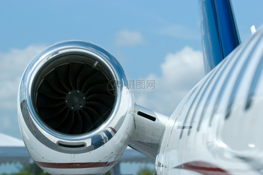 商务喷气机发动机旅行合金蓝色管理人员商业公司客机飞机白色奢华图片