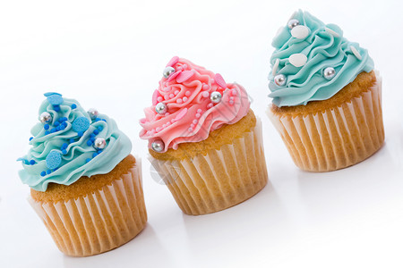 纸蛋糕蓝色食物烘烤派对对角线倾斜白色对象家庭粉色高清图片