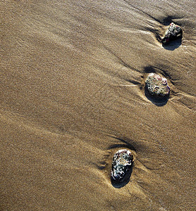 沙石宏观环境卵石材料海滩背景图片