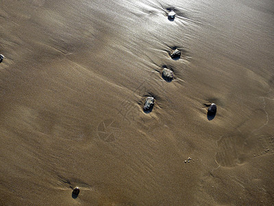 沙石环境材料海滩石头卵石宏观背景图片