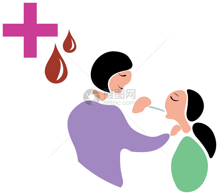 医疗护理插图药品护士液体病人健康图片