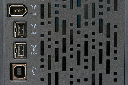 连接火线插头水平黑色硬盘贮存技术数据背景图片