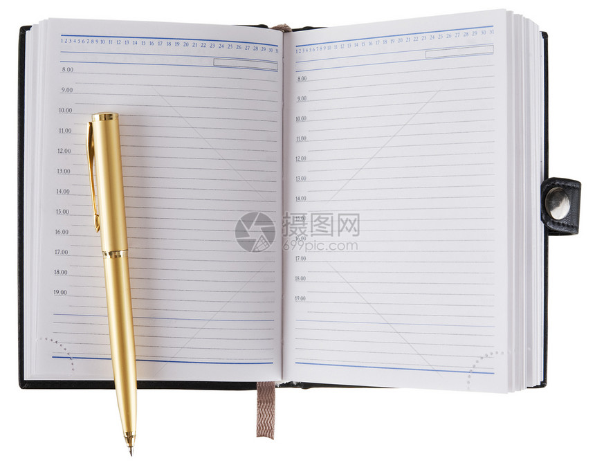 日记本数字白色分数圆珠笔图片