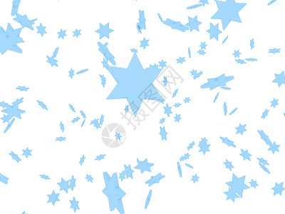 蓝色恒星数字插图星星装饰品图像电脑庆典火花渲染闪亮的高清图片素材