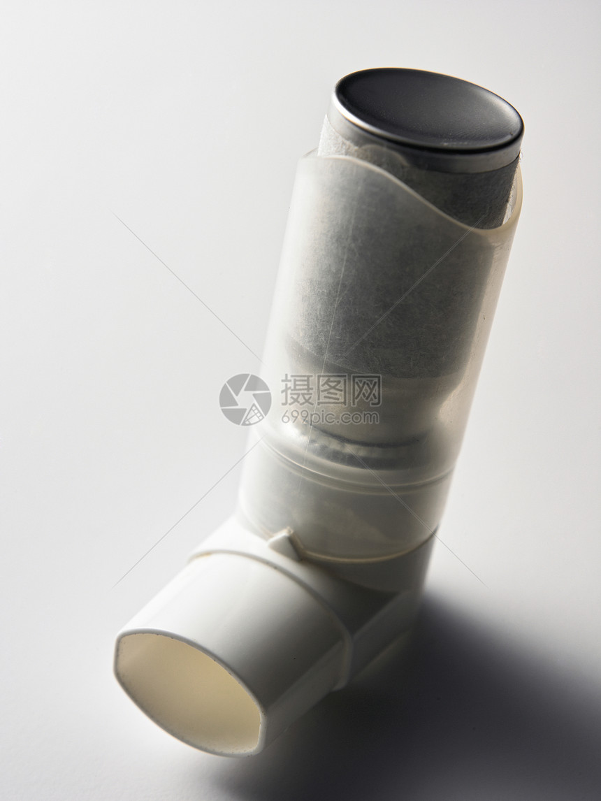 哮喘吸入器对象塑料影棚医学处方药白色保健医疗药品哮喘病图片