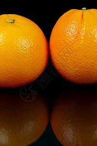 橙子食物黑色橘子水果背景图片