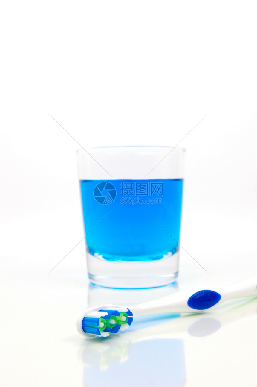 牙科护理漱口水刷子卫生冲洗衰变牙医玻璃图片
