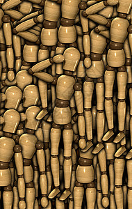 manequi 背景模特作势者团体姿势人体木头身体材料数字背景图片