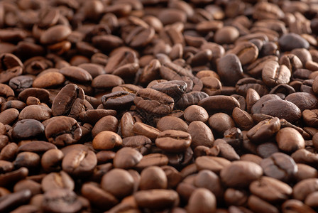 咖啡豆豆子粮食烘烤咖啡裂缝背景图片