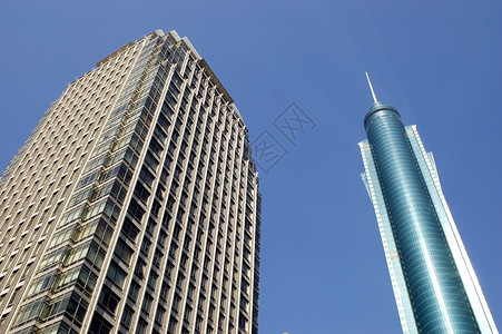 中国现代摩天大楼建筑物建筑学景观城市建筑背景图片