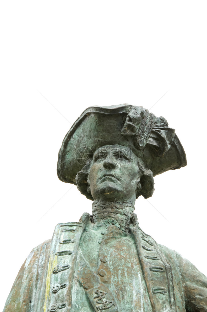 标注水手古董帽子青铜历史雕塑雕像男性杰作男人图片