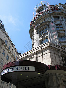 旧英文大楼英语入口中心城市建筑酒店背景图片