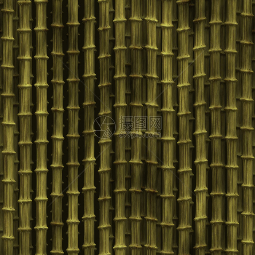 黄色竹竹背景图片