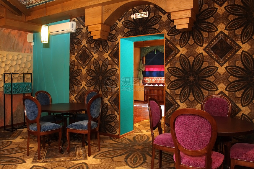 内部的椅子咖啡店酒店娱乐房间环境家具木头治具棕色图片