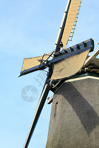 荷兰风车的详情背景图片