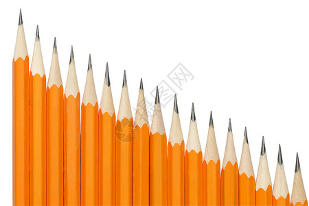 单行笔写作办公用品教育元素商业设计概念性石墨黄色背景
