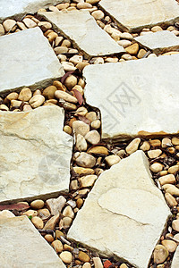 科布斯通途径石头小路乡村人行道岩石照片碎石石板通道路面背景图片