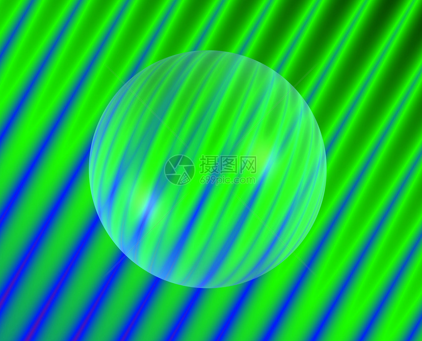 球体条纹波浪圆形电脑蓝色图片