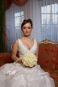 新娘裙子发型婚礼手链白色幸福火炉新年背景图片