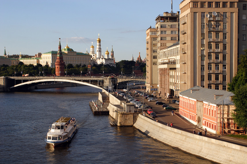 俄罗斯莫斯科码头大教堂寺庙历史首都旅游图片