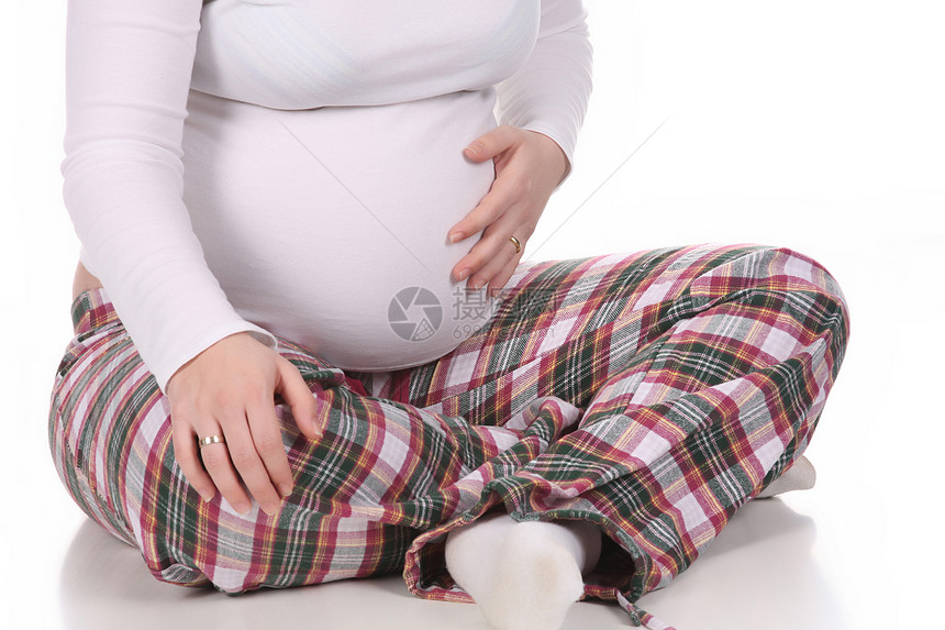 怀孕孕妇的肚子已婚女孩身体工作室家庭生活女性婴儿孩子母性图片