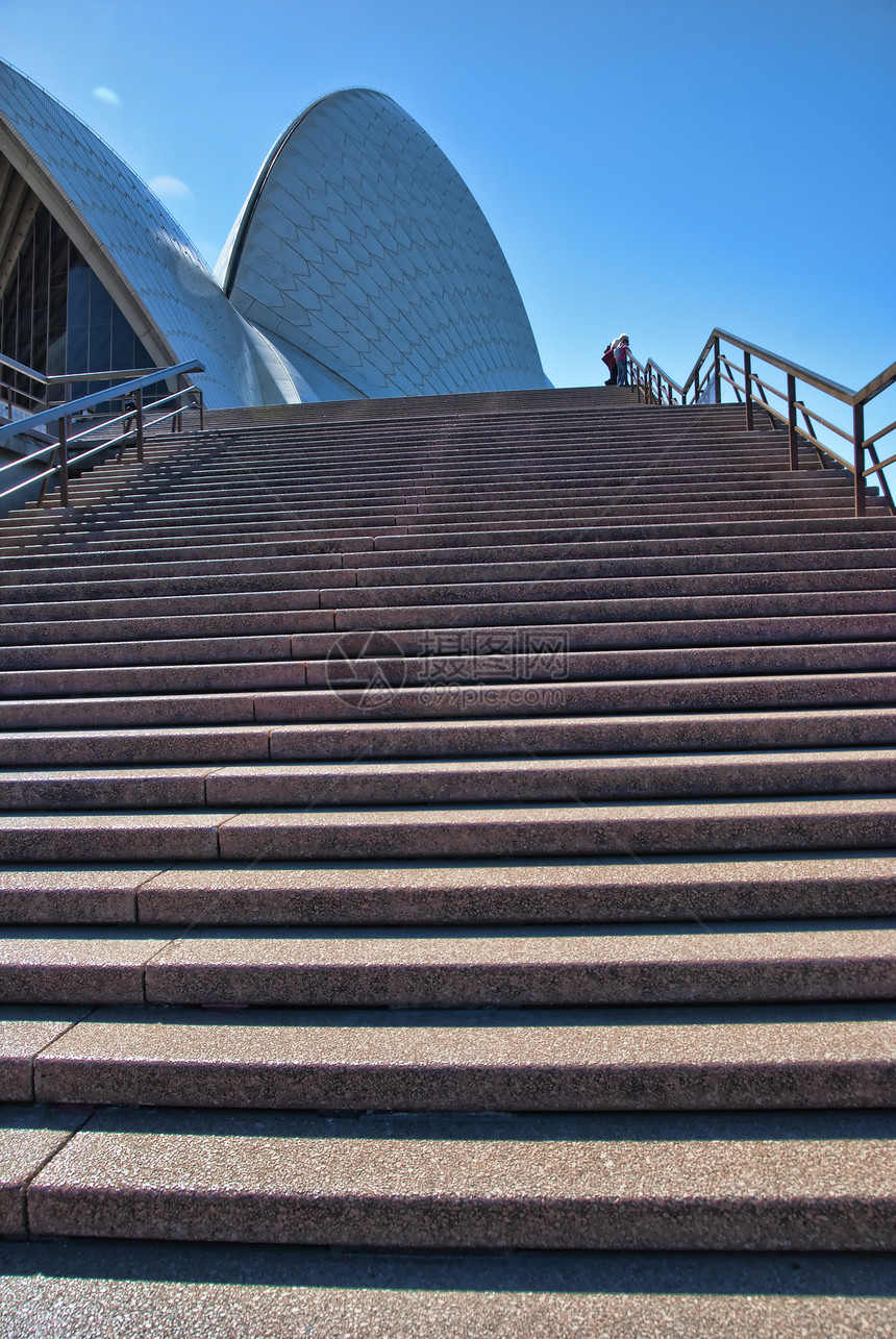 澳大利亚悉尼港 澳大利亚办公楼城市生活场景景观建筑学摩天大楼背景港口蓝色地平线图片