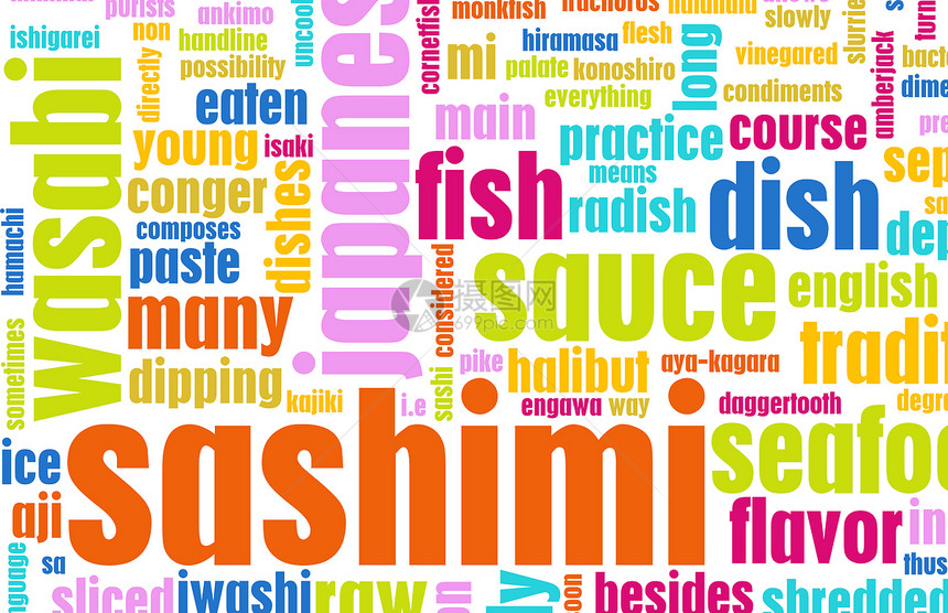 Sashimi 菜单传单美食用餐午餐插图晚餐食品孩子们乐趣海苔图片
