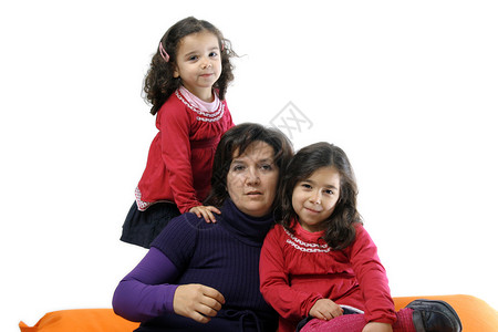 母亲和女儿家庭女孩女士友谊乐趣孩子们孩子幸福背景图片
