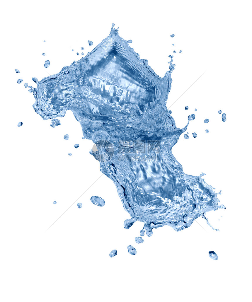 水喷溢气泡液体自然蓝色饮料饮食元素设计口渴图片