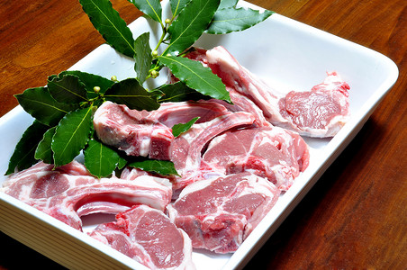 羊排香菜食物洋葱烹饪蔬菜营养碎云绿色饮食牛肉高清图片