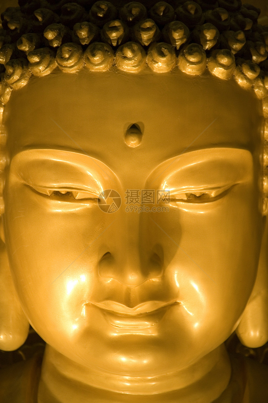 佛信仰金子冥想佛教徒寺庙智慧艺术历史雕塑塑像图片
