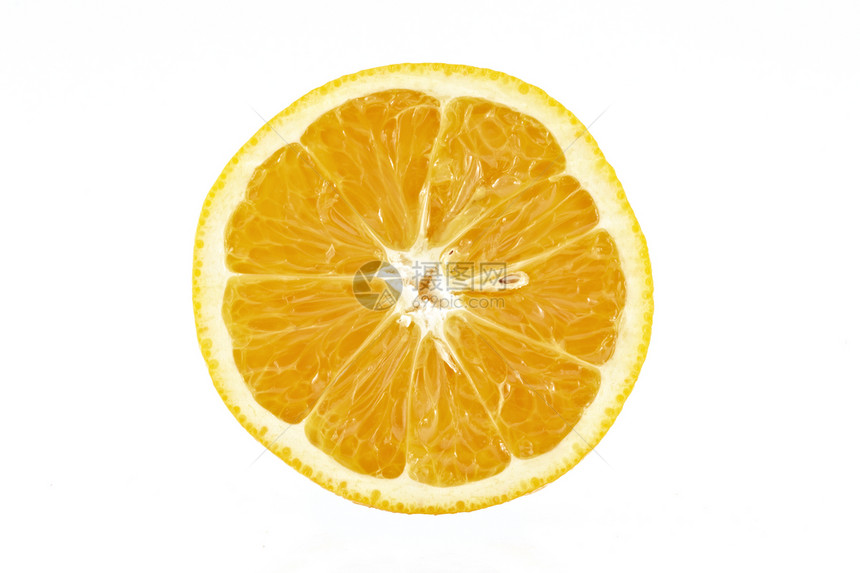 半橙色甜点白色食物橙子醋酸水果图片