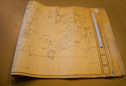 旧地图建筑图绘制工程师工具计算机地面装修蓝色打印图表工程设计背景