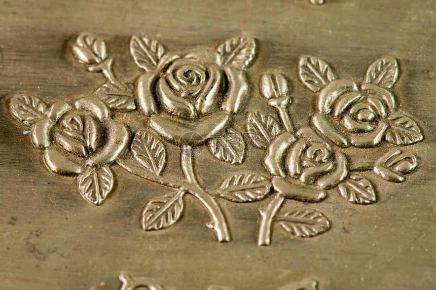 首饰箱雕刻模式盒子珠宝盘子艺术工艺金属装饰品案件玫瑰奢华图片