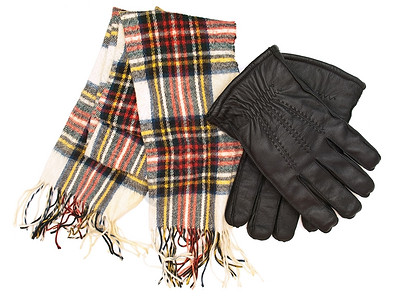 冬季轮纺织品季节裙子手套棉被针织羊毛衣服材料围巾背景图片
