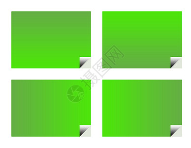 绿色生态商业卡图形化空白环境广告标签坡度矩形贴纸角落背景图片