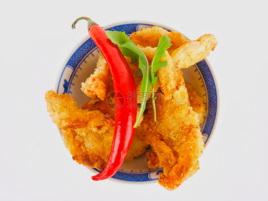 碗中烤虾午餐海鲜美食餐厅食物起动机贝类对虾小吃图片