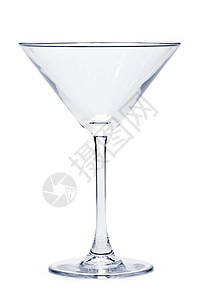 照亮酒杯鸡尾空马提尼杯三角形酒杯器皿眼镜白色玻璃饮料酒精高脚杯鸡尾背景