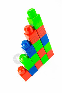 建筑砖块积木公司孩子们库存市场玩具白色孩子楼梯梯子背景图片