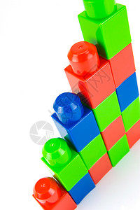 建筑砖块积木孩子孩子们玩具库存公司市场楼梯白色梯子背景图片