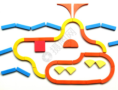 相图潜艇黑板黄色玩具插图塑料游戏背景图片